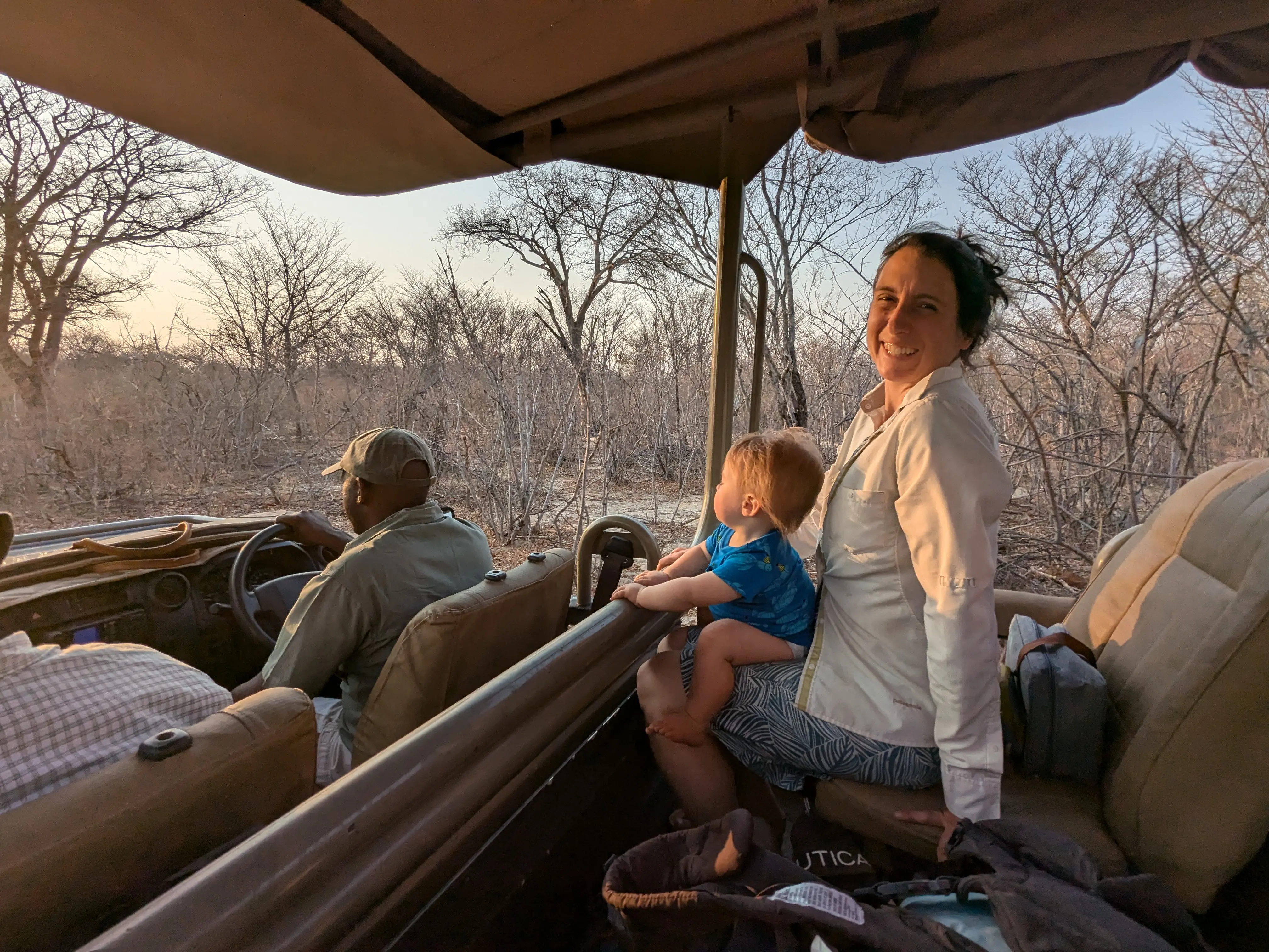Sonja enjoying the wind in her hair