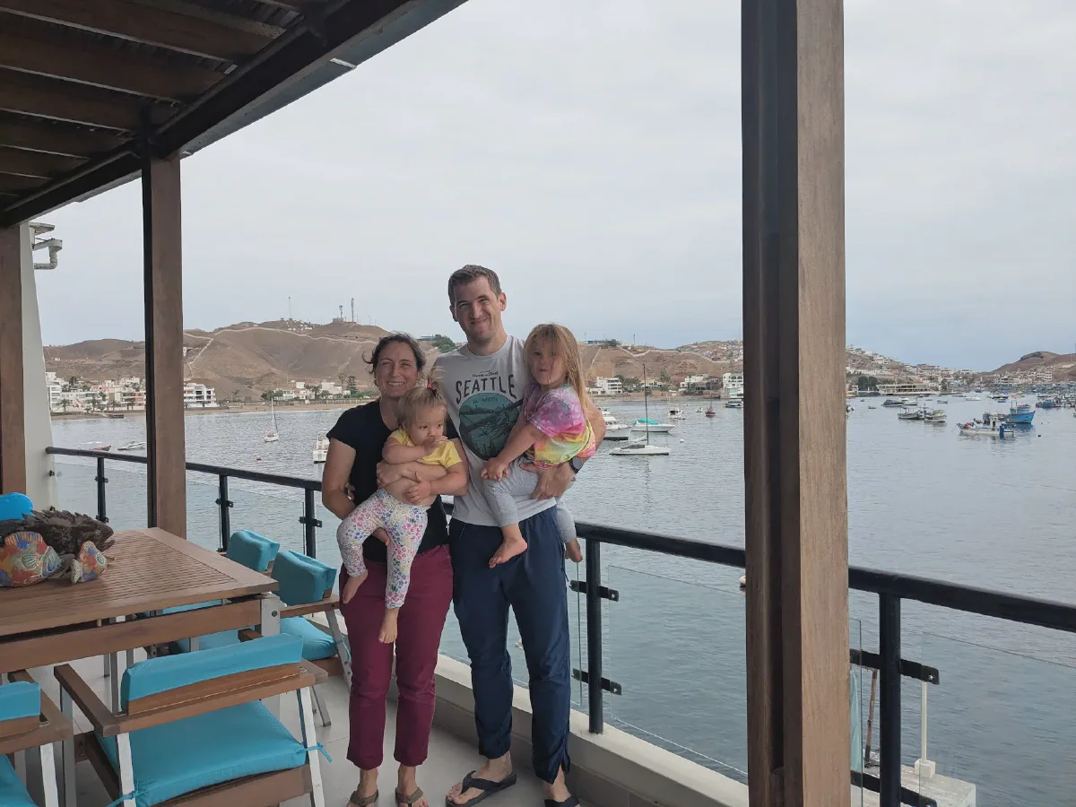 Beautiful view of the harbor from our rental